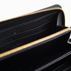 Louis Vuitton Exotic Python Black Zippy Wallet