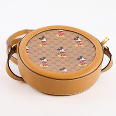 Gucci Mickey Mouse Round Crossbody Bag