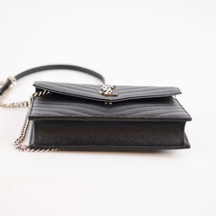 Saint Laurent Envelope Wallet on Chain WOC Black 2026