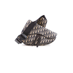 Christian Dior Men's Saddle Oblique Navy