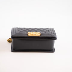 Chanel Boy Small Caviar Black GHW