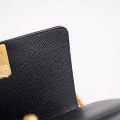 Chanel Boy Small Caviar Black GHW