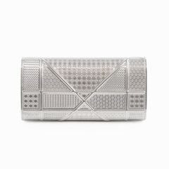 Christian Dior ama Wallet On Chain WOC Silver