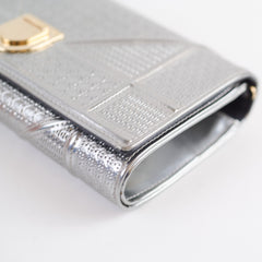 Christian Dior ama Wallet On Chain WOC Silver