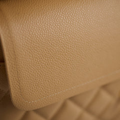 Chanel Double Flap Jumbo Beige Caviar GHW (2012)