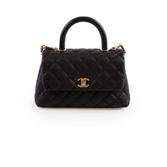 Chanel Coco Handle Small Black Caviar 2020 GHW