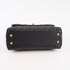 Chanel Coco Handle Small Black Caviar 2020 GHW
