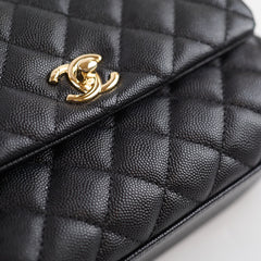 Chanel Coco Handle Small Black Caviar 2020 GHW