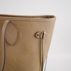 Louis Vuitton Neverfull MM Empriente Tourterelle