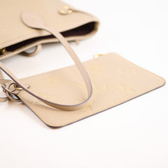 Louis Vuitton Neverfull MM Empriente Tourterelle