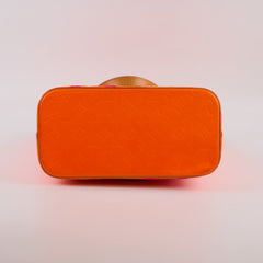 Louis Vuitton Robert Wilson Monogram Vernis Fluo Houston Tote in Fluorescent Orange