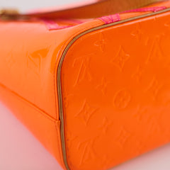 Louis Vuitton Robert Wilson Monogram Vernis Fluo Houston Tote in Fluorescent Orange