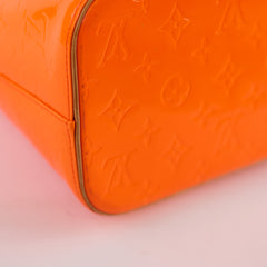 Louis Vuitton Robert Wilson Monogram Vernis Fluo Houston Tote in Fluorescent Orange