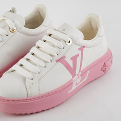 Louis Vuitton Pink Monogram Sneakers Size 36.5