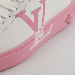 Louis Vuitton Pink Monogram Sneakers Size 36.5