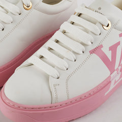 Louis Vuitton Pink Monogram Sneakers Size 36.5