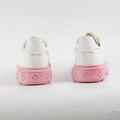 Louis Vuitton Pink Monogram Sneakers Size 36.5