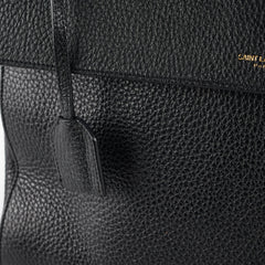 Saint Laurent Sac Moujik Black Top Handle