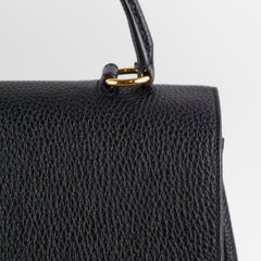 Saint Laurent Sac Moujik Black Top Handle
