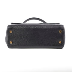 Saint Laurent Sac Moujik Black Top Handle