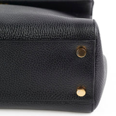 Saint Laurent Sac Moujik Black Top Handle