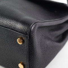 Saint Laurent Sac Moujik Black Top Handle