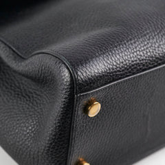 Saint Laurent Sac Moujik Black Top Handle