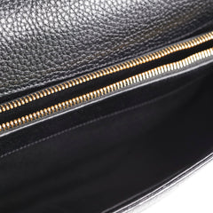 Saint Laurent Sac Moujik Black Top Handle