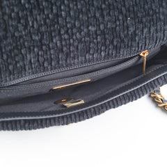 Chanel Corduroy Small 19 Black
