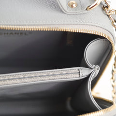 Chanel Filigree Caviar Medium Vanity Grey
