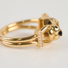 Cartier Panthere 18k Ring Size 53 Yellow Gold