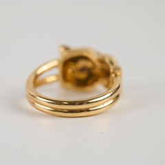 Cartier Panthere 18k Ring Size 53 Yellow Gold