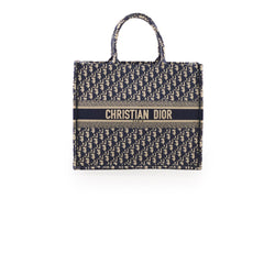 Christian Dior Book Tote Oblique Large