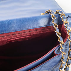 Chanel Bubble CC Flap Blue Calfskin