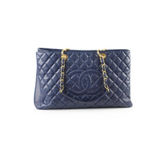 Chanel GST XL Navy Caviar