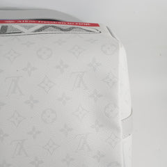 Louis Vuitton Keepall Bandouliere 50 Antarcita Logo Story