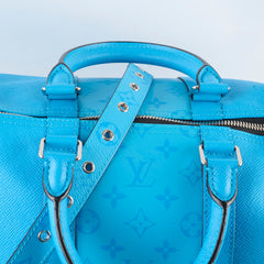 Louis Vuitton Keepall Bandouliere 50 Taigarama Blue