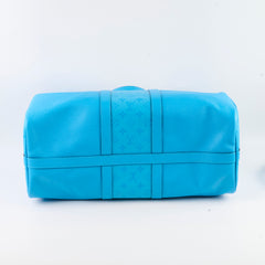 Louis Vuitton Keepall Bandouliere 50 Taigarama Blue
