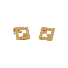 Fendi FF Gold Stud Fashion Earrings
