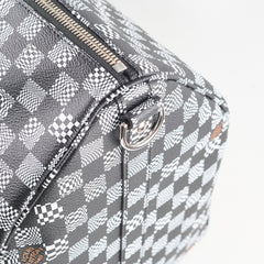 Louis Vuitton Keepall Bandouliere 50 Distortied Damier Virgil Abloh