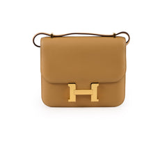 Hermes Constance 18 Mini Swift Biscuit