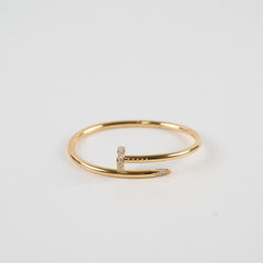 Cartier Juste Un Clou with Diamonds Yellow Gold Size 16