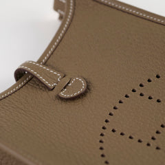 Hermes Mini Evelyne Etoupe - K Stamp
