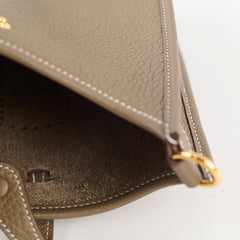 Hermes Mini Evelyne Etoupe - K Stamp