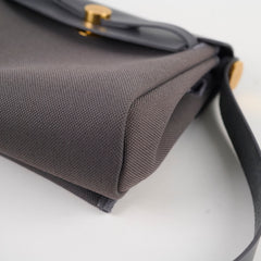 Hermes Herbag Mini 20 Ardoise (Grey) - K Stamp