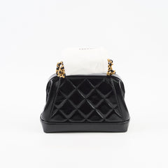Chanel Black Quilted Lambskin Black