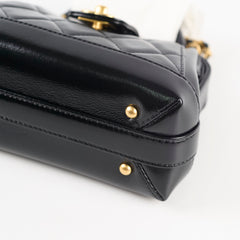 Chanel Black Quilted Lambskin Black
