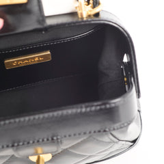 Chanel Black Quilted Lambskin Black