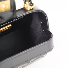 Chanel Black Quilted Lambskin Black