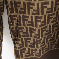 Fendi Zucca Knit Turtleneck Size 38